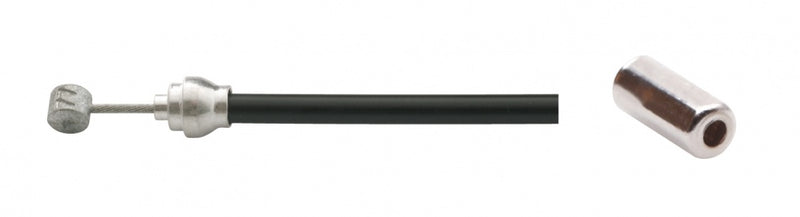 T-nippel rem kabelkit 540mm / 900mm verzinkt - zwart (op kaart)