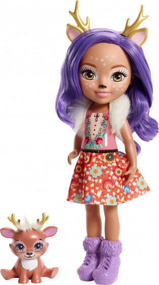tienerpop Danessa Deer meisjes paars 7-delig