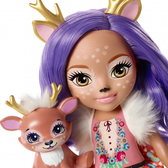 tienerpop Danessa Deer meisjes paars 7-delig