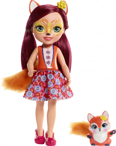 tienerpop Felicity Fox meisjes 20 cm rood 7-delig