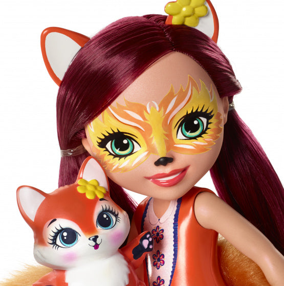 tienerpop Felicity Fox meisjes 20 cm rood 7-delig