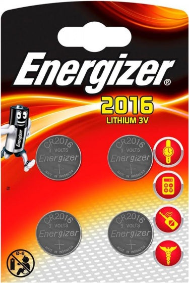 Energizer 53541535305 Lithium Cr2016 4-blister