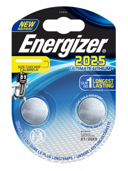 Energizer 53542301305 Lithium Cr2025 Ultimate 2-blister