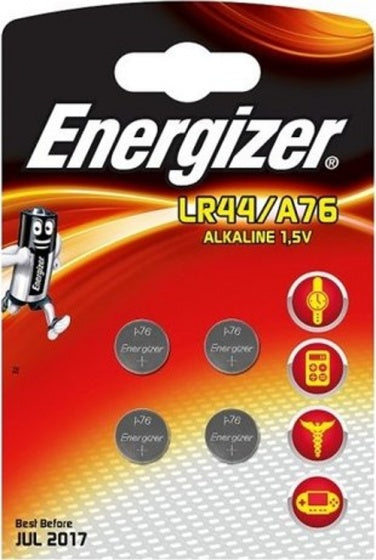 Energizer 53541116405 Alkaline Batterij Lr44 4-blister