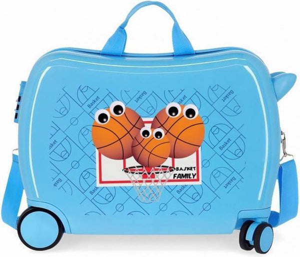 koffer Basketbal junior 33 liter 38 x 50 cm polyester blauw