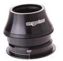Balhoofdset Ergotec A118SAC-ES 1-1/8" semi-geïntegreerd met 65° stuurblokkade - zwart