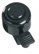 fietsbel 35 mm aluminium zwart