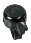 fietsbel Mini 22,2 mm aluminium zwart