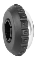 fietsbel roterend 35 mm aluminium zwart/zilver