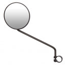 Spiegel Ergotec M-55L lange Arm 105mm staal - zwart gezandstraald