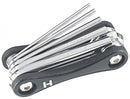 multitool 8 functies 7,5 cm zwart/zilver