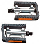 Pedaalset Ergotec 191 anti-slip met industrielagers - zilver/zwart