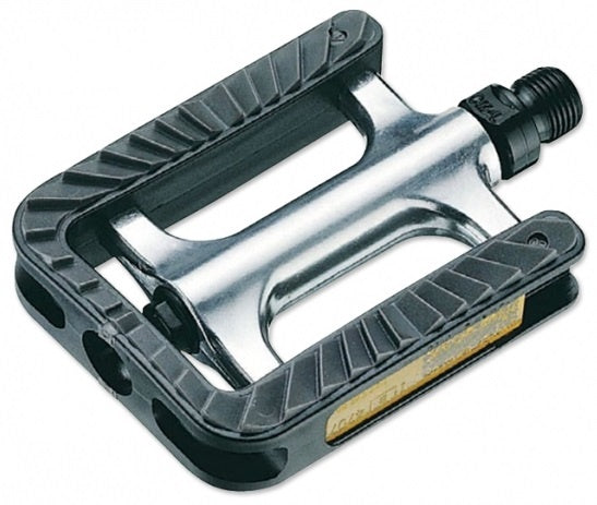 Pedaalset Ergotec 191 anti-slip met industrielagers - zilver/zwart