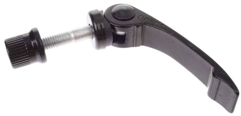 Zadelpen snelspanhendel Ergotec M6-M8 x 35 mm aluminium - zwart
