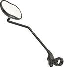 Spiegel Ergotec M-88LV lange arm 111 x 52 mm aluminium - zwart gezandstraald