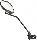 Spiegel Ergotec M-99LV met lange arm 121 x 78-66 mm aluminium - zwart gezandstraald