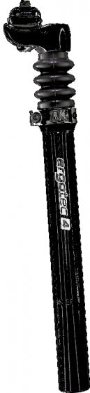 Telescopisch verende zadelpen Ergotec Glide ø27.2 mm / 350 mm - zwart