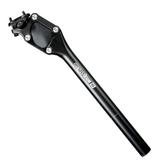 Zadelpen parallellogram geveerd Ergotec PM-705N ø31,6 mm x 350 mm - zwart