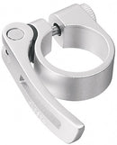 Zadelpenklem Ergotec SCQ-080 ø34,9 mm aluminium met snelspanner - zilver