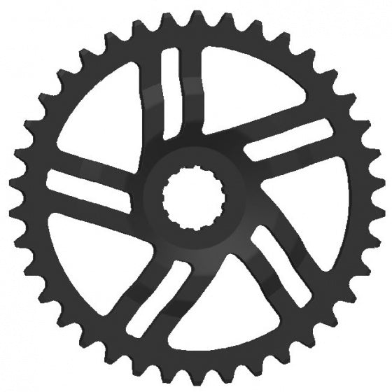 kettingblad Bosch Gen.3 1/2 x 3/32 44T staal zwart