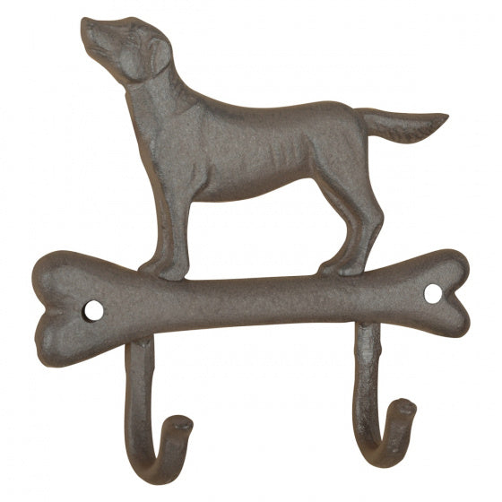 Haak Hond Op Bot Gietijzer 19,5X5X18,5 CM