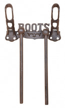 laarzenrek wand 23,4 x 40,5 cm gietijzer bruin