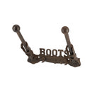 laarzenrek wand 23,4 x 40,5 cm gietijzer bruin