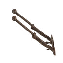 laarzenrek wand 23,4 x 40,5 cm gietijzer bruin