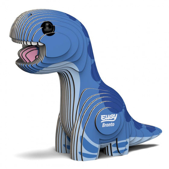 3D-puzzel Bronto junior 7,6 x 3,3 cm karton blauw