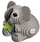 3D-puzzel koala 6 x 5 cm karton grijs 32-delig
