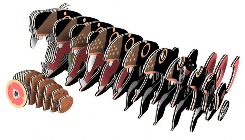 3D-puzzel Tasmaanse Duivel 9 x 6,5 cm zwart 35-delig