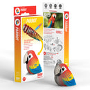 modelbouwset Parrot junior 4,8 x 5,6 cm karton 7-delig
