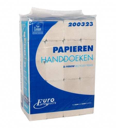 handdoekpapier  Z-fold 2-laags wit 20 stuks