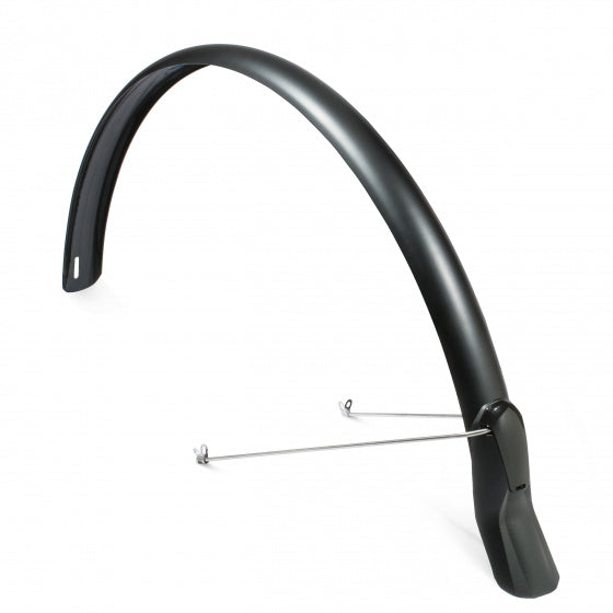 Achterspatbord Eurofender Scatto 28" x 51 mm - mat zwart