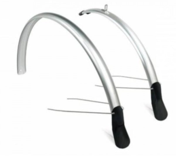 Spatbordset Eurofender Scatto 28" x 51 mm - smoke / titanium