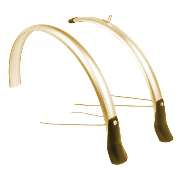 Spatbordset Eurofender Snello 28" x 46 mm - smoke / titanium