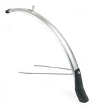 Voorspatbord Eurofender Snello 28" x 46 mm - zilver