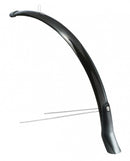 Voorspatbord Eurofender Snello 28" x 46 mm - mat zwart