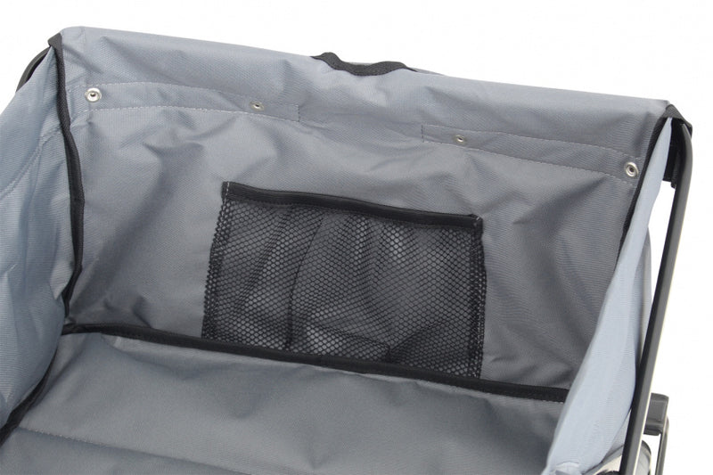 bolderwagen Sunny opvouwbaar 86 x 47 cm staal grijs