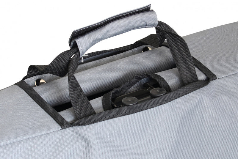 bolderwagen Sunny opvouwbaar 86 x 47 cm staal grijs