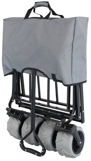 bolderwagen Sunny opvouwbaar 86 x 47 cm staal grijs