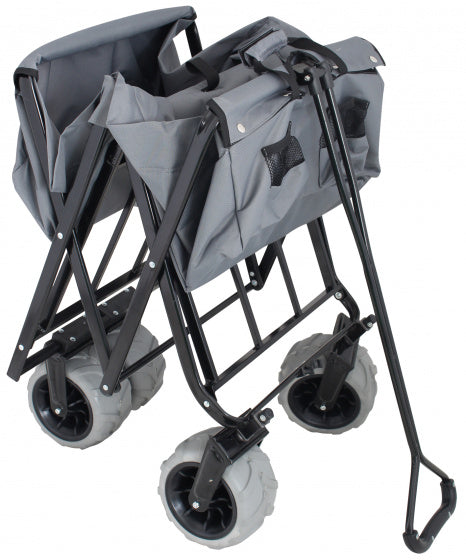 bolderwagen Sunny opvouwbaar 86 x 47 cm staal grijs