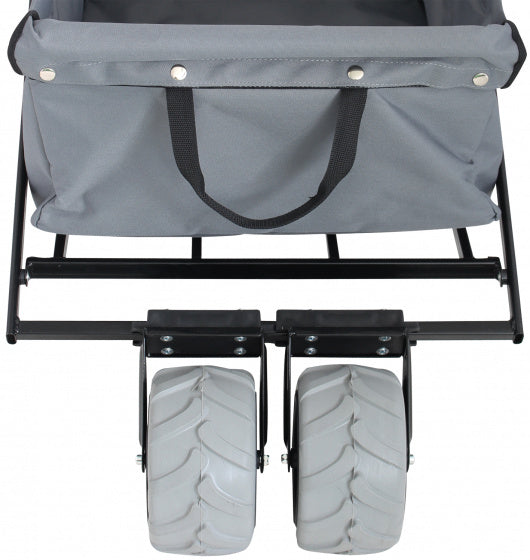 bolderwagen Sunny opvouwbaar 86 x 47 cm staal grijs