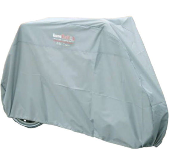 fietsbeschermhoes voor 2 fietsen polyester grijs