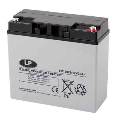 Losse 12V Accu 22A VRLA EV12022 T12