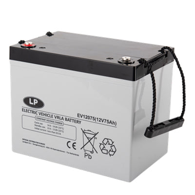 Losse 12V Accu 75A VRLA EV12075 T6