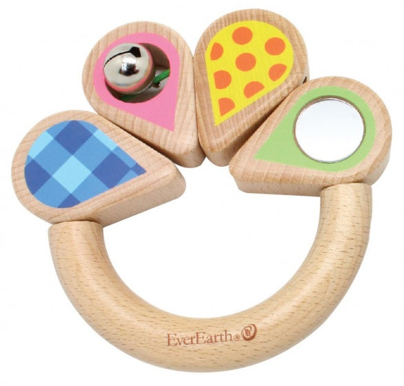 Grijpring bladvorm multicolor 9 cm