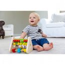 Kralenframe driehoek multicolor