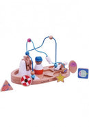 kralenspiraal vissersboot 6-delig 31x18x20 cm