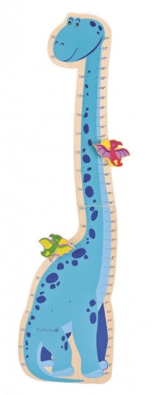 meetlat dinosaurus blauw 101x27 cm